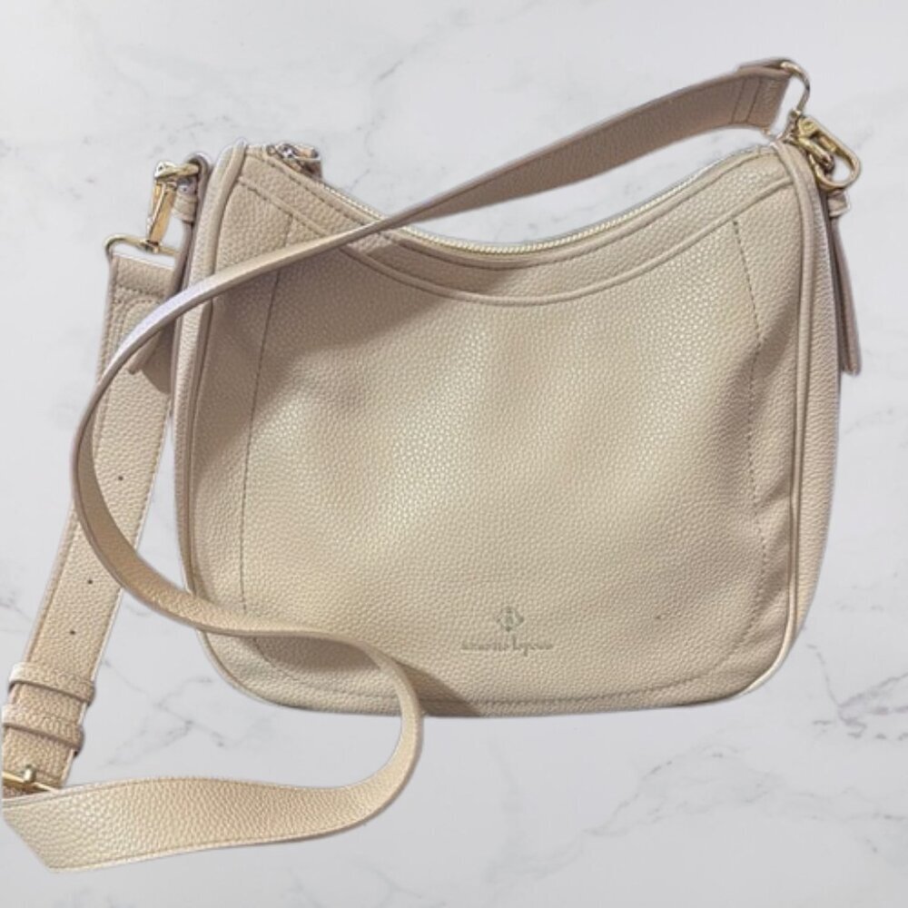 NANETTE LEPORE Crossbody Faux Pebbled Leather Bag